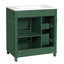 Meuble-lavabo de salle de bain avec lavabo en céramique, 30 po, armoire de rangement avec portes à fermeture en douceur et organisateur de porte-126278363