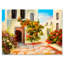 «Little House on the Mountain with Flowers I», peinture sur toile-60162602-60162603