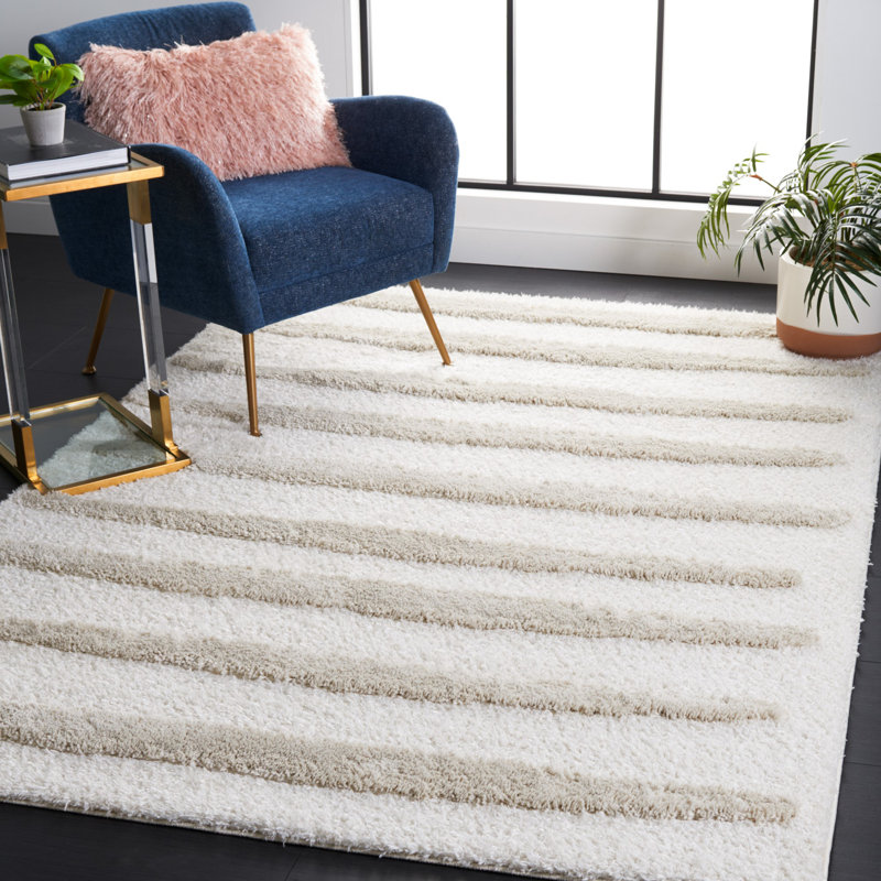 Tapis à poils longs Hi-Lo, Rectangle 5 pi 3 po x 7 pi 6 po