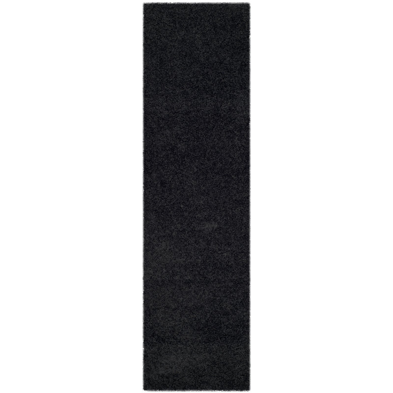 Sgl-Demi-Leigh Shag Performance Solid Color Rug, Runner 2'3" x 6'
