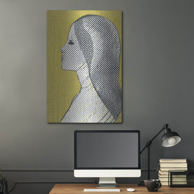 Silhouette, art mural en métal 24 po x 36 po par Andreas Magnusson
