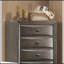 Commode de style transitionnel 1pc Poignées ovales à 5 tiroirs-532559779
