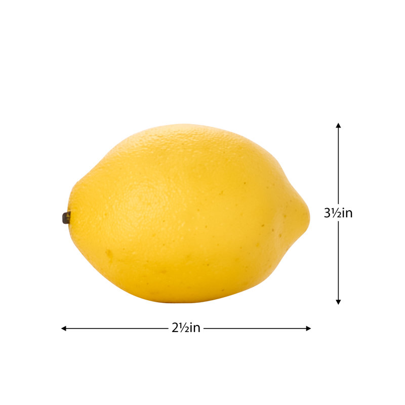 Ensemble de 8 citrons artificiels Orchard, Jaune