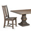 Table de salle à manger en bois massif 98 po Colbourne