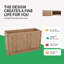 Base de meuble-lavabo simple 48 po avec tablette réglable