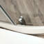 Cabine de douche encadrée de porte de douche, 1/4 po (6 mm)