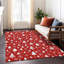 Tapis rouge arbre de Noël intérieur / extérieur lavable à la machine Xhevrie-1152811605