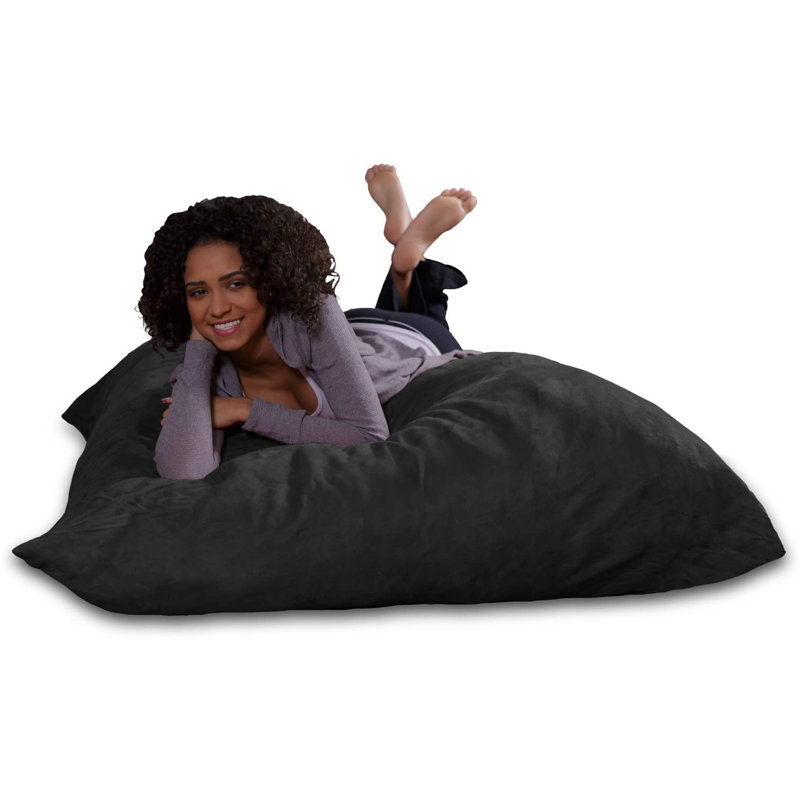 Bean Bag Chair Floor Pillow, Memory Foam filled Bean Bag Chair or Floor Pillow Filled with Shredded Memory Foam, Bean Bag Chair with Machine Washable Cover, Giant Bean Bag Chairs for Teenagers and Adults, Multiple Colors
