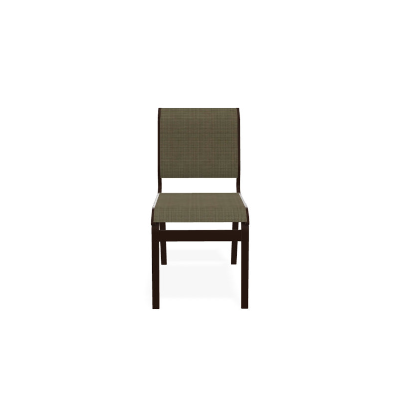 Chaise d'appoint de salle à manger Hiraku, Kona texturé, Pierre Elevation