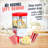 Nostalgia Old Fashioned Hot Air Tabletop Popcorn Machine