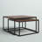 Megan Solid Wood Top Nesting Coffee Table