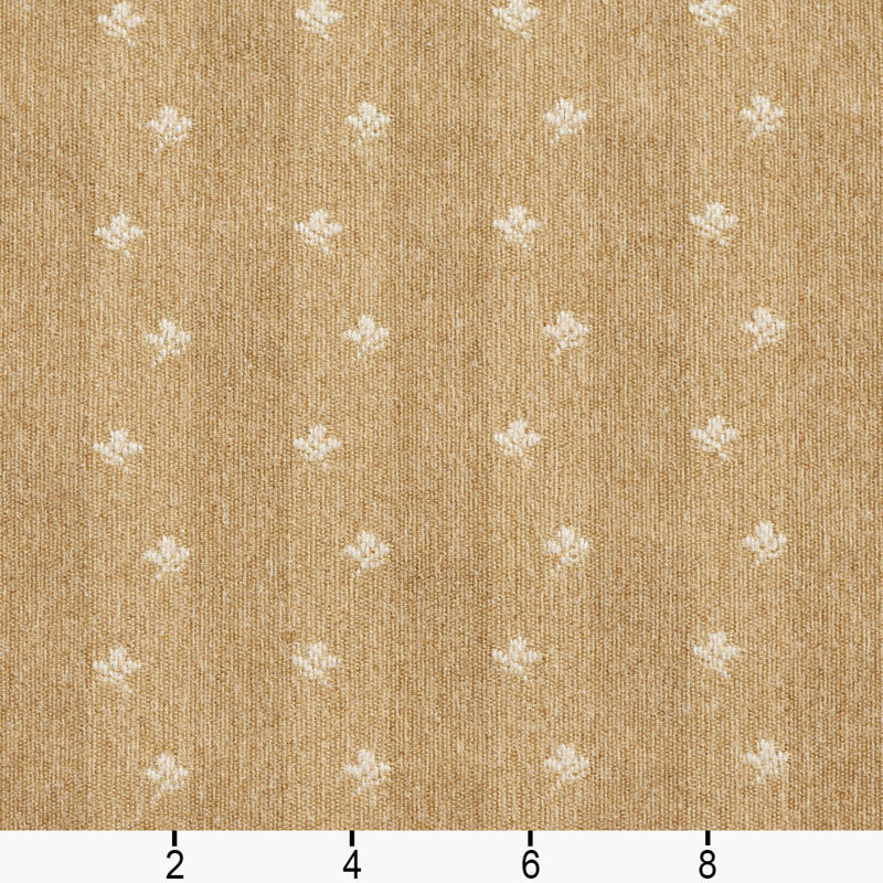 Tissu floral à pointillés, Or 2
