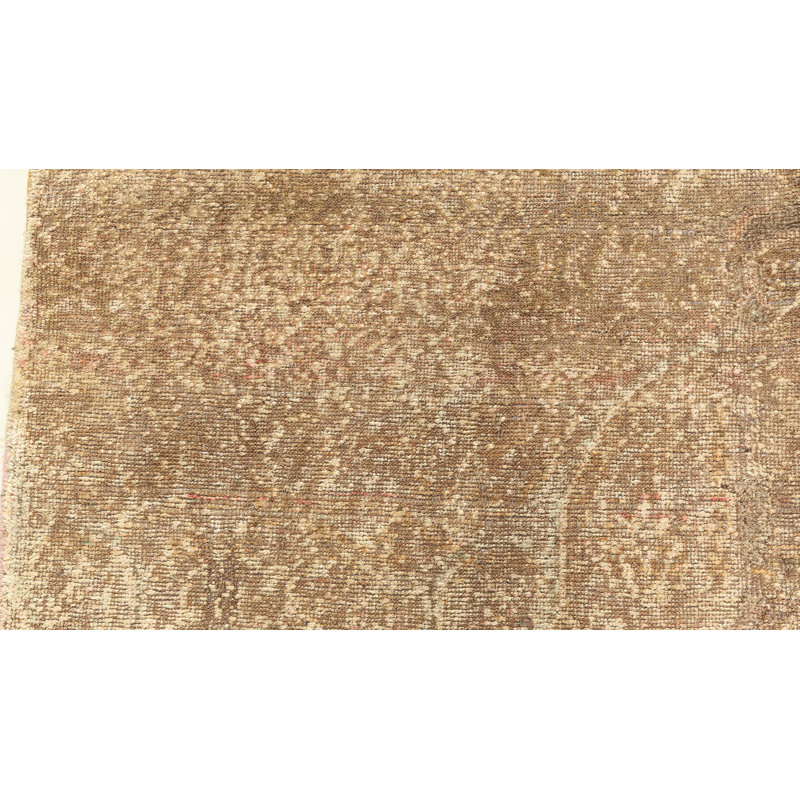 Modern One-of-a-Kind Rectangle 3'8" X 3'10" Hand Knotted Area Rug