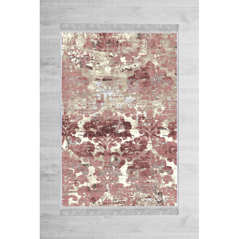 Luxurious Velvet Area Rug (4.6 x 7.2 ft), 100% Antibacterial Fabric, Non-Slip Cotton Backing, Pile Height: 0.4 in | Machine Washable, 3D Digital Print Design | Perfect for Living Room & Bedroom Decor, Soft & Durable