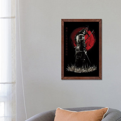 Bushido Samurai Back Turned - Print on Canvas