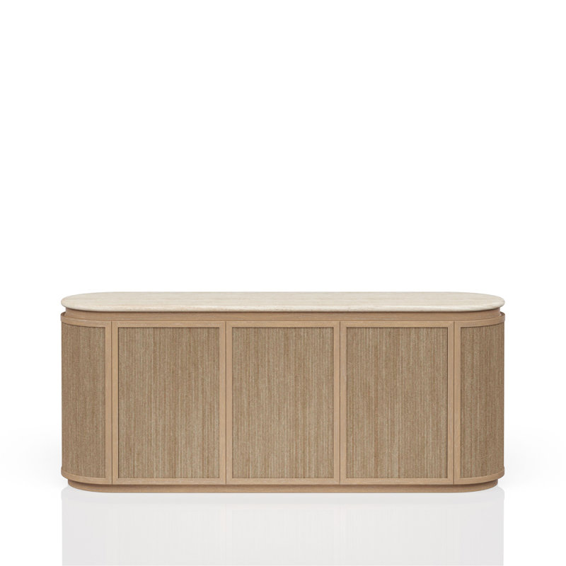 Stone Top And Rope Front Server