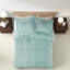 Ensembles de literie en fourrure douce et moelleuse, polyester grand lit, confort moderne