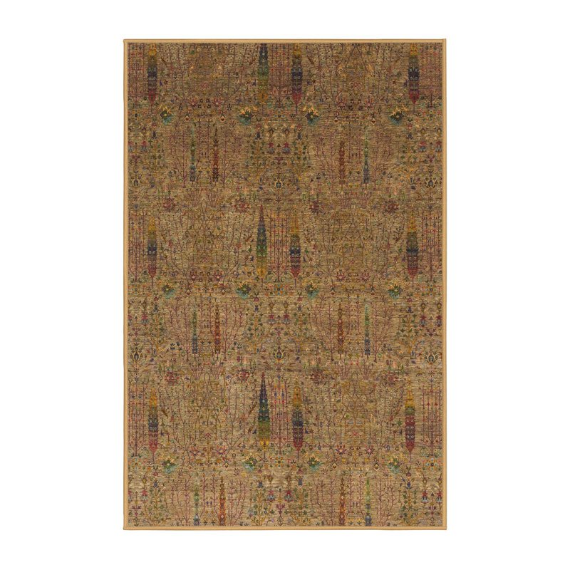 Abstract Indoor Rug, Rectangle 5' x 8'