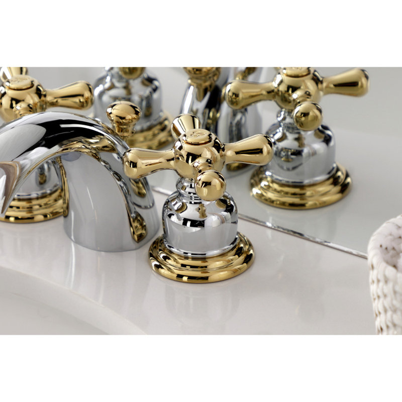 Robinet de salle de bain Kingston, Chrome poli / laiton poli