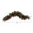 Pines, Red Berries and Pinecones Christmas Garland