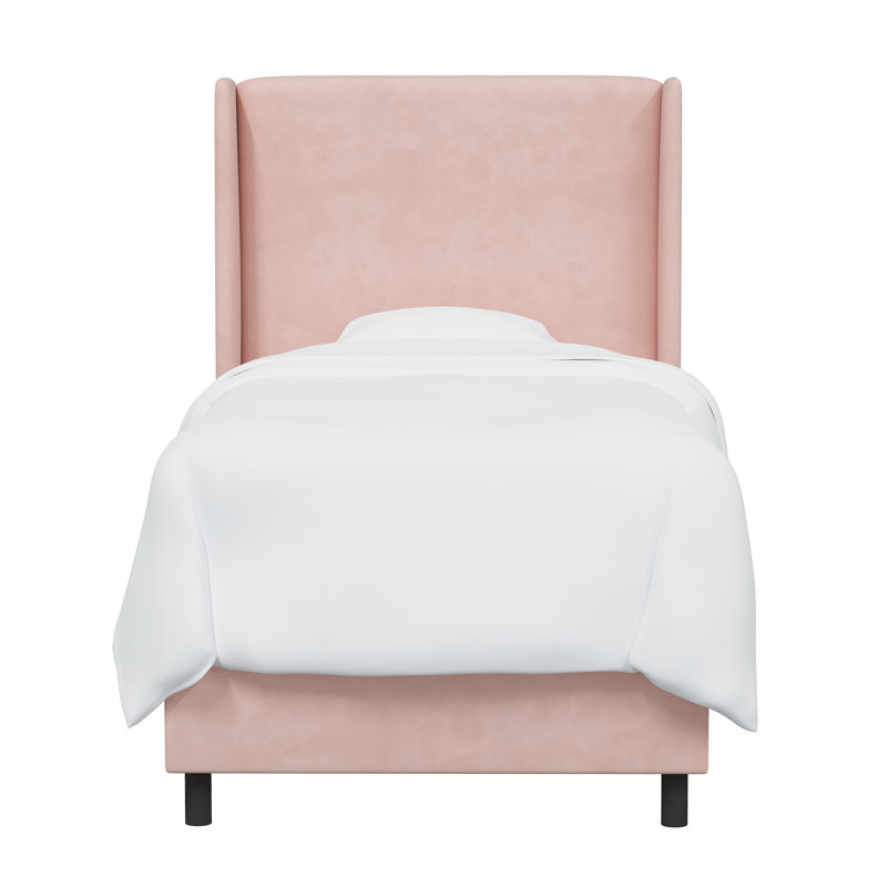 Tilly Upholstered Bed, Full, Classic Blush Performance Velvet