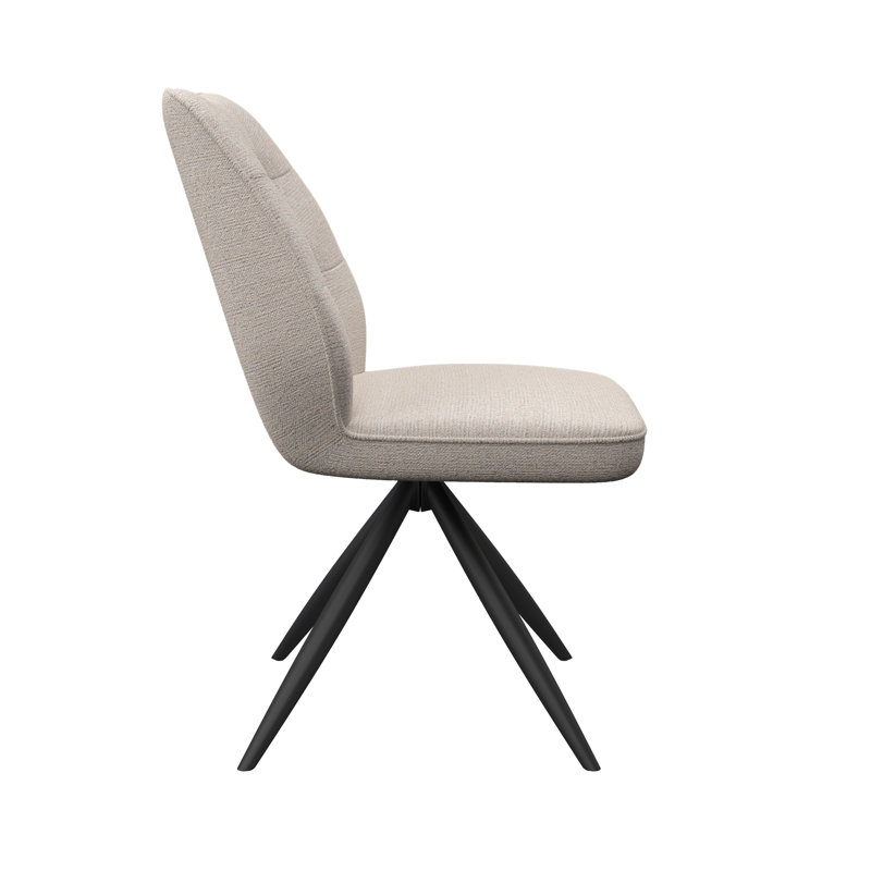 Upholstered Dining Chair, Ivory, Ivory