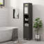Armoire tour autoportante Aleron avec tablettes réglables pour la salle de bain ou le salon-826876537