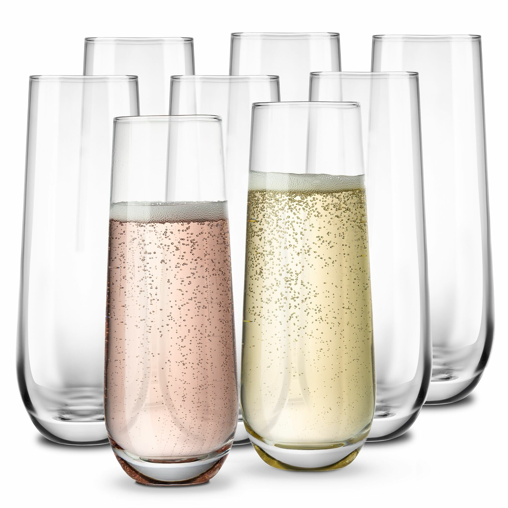 Aspen 9-Oz. Stemless Champagne Flute Glass + Reviews