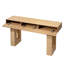 Console de 63 po, bureau de ferme derrière le canapé, bureau d'entrée rectangulaire en bois, support de table de canapé long et étroit pour couloir, chambre à coucher, salon, vestibule, assemblage facile, Burlywood-132663327-132663328-132663329-132663331
