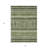 HomeRoots 3' X 5' Olive Green And Artichoke Green Southwestern Washable Indoor Outdoor Area Rug