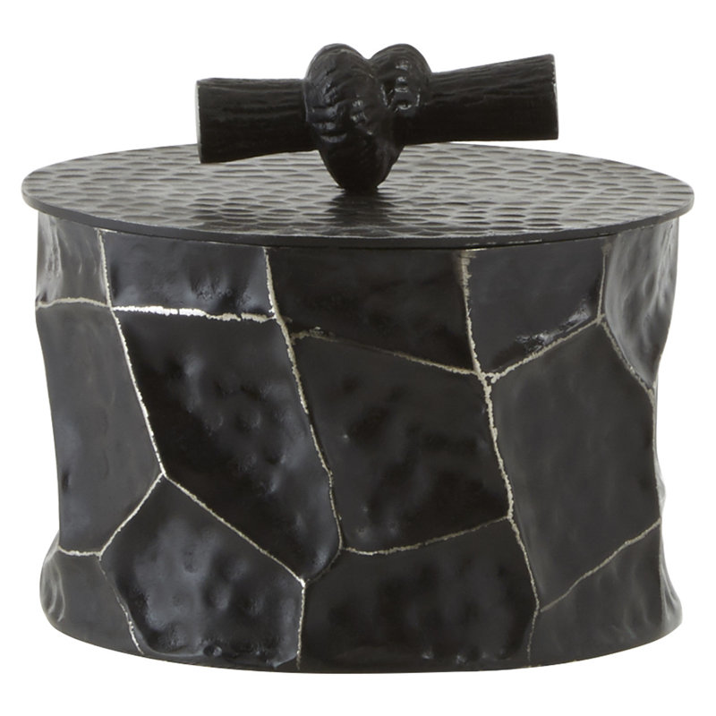 Anyelo Handmade Metal Decorative Box, 11cm H x 12cm W x 12cm D