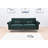 Twin 85'' Velvet Futon And Mattress-1941584129