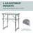 Portable Camping Table