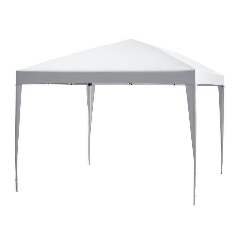 Verde 3m x 3m Metal Pop Up Gazebo, White