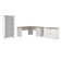 Khadesha 3 L-Shaped Computer Desk Office Set