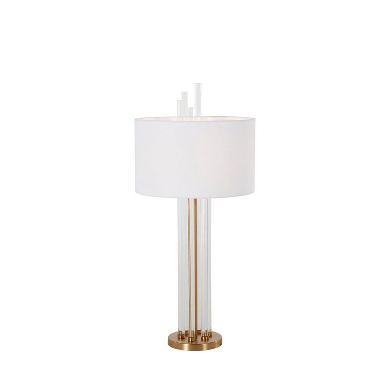 Merna Crystal/Metal Table Lamp