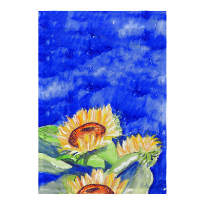 Rising Sunflower Double Sided Polyester Garden Flag