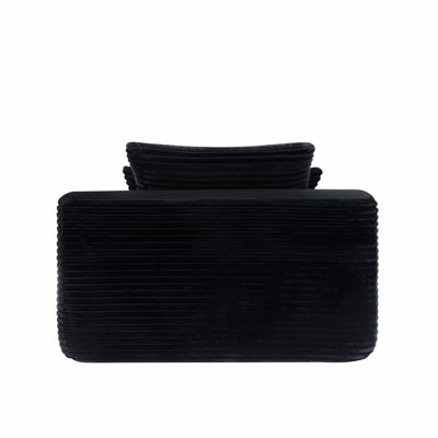 NOUVEAU Chaise longue convertible moelleuse avec accoudoirs larges et coussins décoratifs, canapé-lit douillet et désossé, avec porte-gobelet, pour le salon, la chambre à coucher, aucun assemblage requis, noir