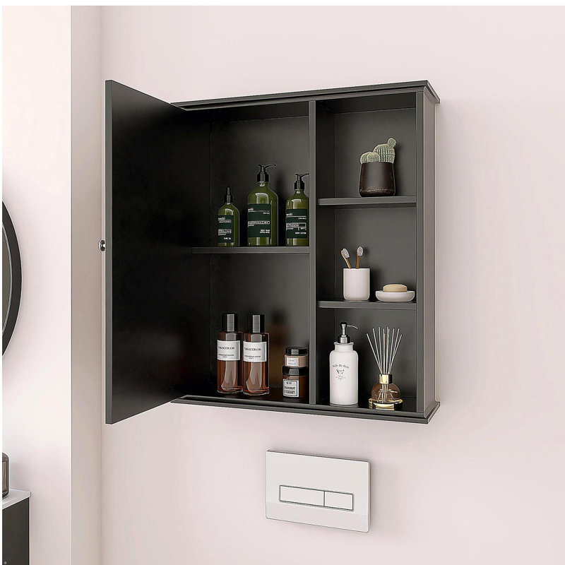 23.6"Bathroom Wall Cabinet, Blue