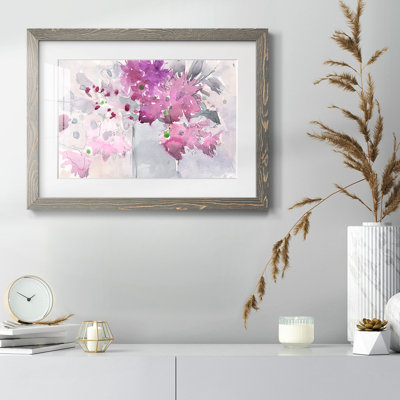 Cadre floral I, impression sur papier
