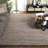 Abiodun Hand Woven Denim/Cotton Rug in Black/Beige-730786560