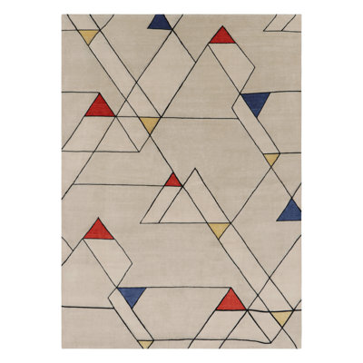 Handmade Kilim Wool Geometric Area Rug