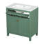 Ensemble de meuble-lavabo moderne 60 po avec lavabos doubles (séparés), lavabos doubles en céramique, tablette réglable, portes à fermeture en douceur et tiroir rabattable - Solution de salle de bain moderne pour salles de bain spacieuses-840074675