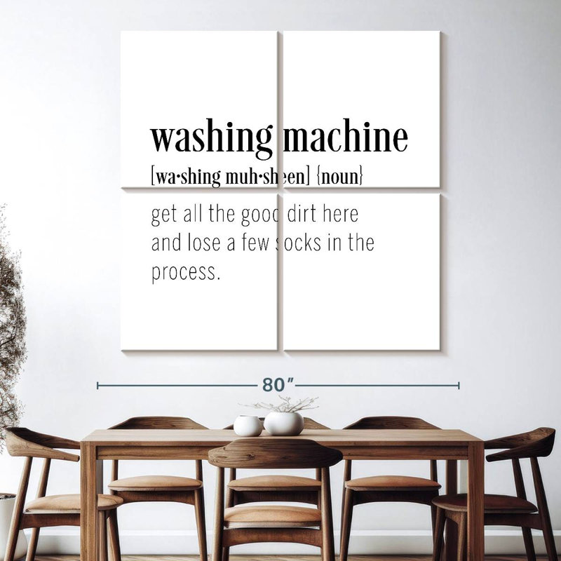 Tergel Washing Machine Definition, 74" H x 74" W
