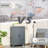 HOMCOM Industrial Steel Storage Cabinet With Adjustable Shelves And Anti-Tipping Safety, Perfect For Garage Or Office Use