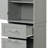 Modern Stylish Tall Bathroom Storage Cabinet Linen Cabinet with a Cabinet and Two Drawers-1176030804