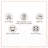 Embroidered White Linen Placemats with Gold Scrollwork – 24pc Elegant Table Mats Set for 6 Person | Islamic Decorative Dining Linens-1479135889