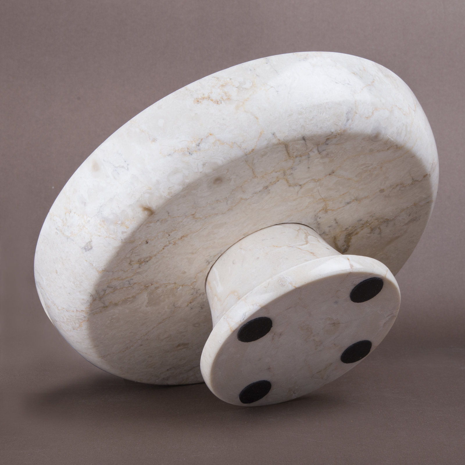 Beason Genuine Marble Fruit Bowl, Beige