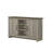 Nyla 47 Inch Wide Oak Console Table With Shelves, Cabinet Doors, And Cable Management For Elegant Storage And Display