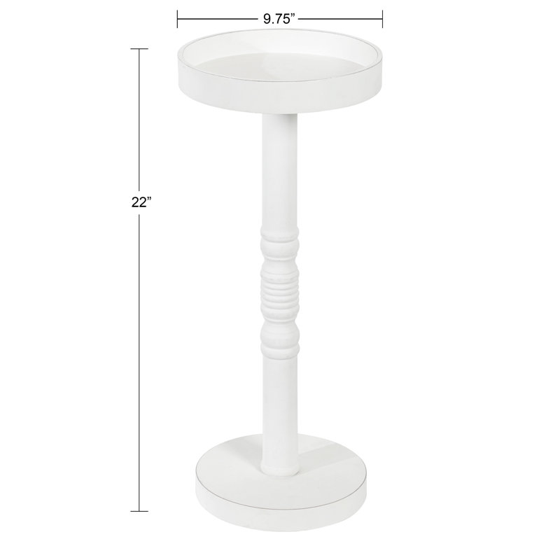 Table de bout Hornby, Blanc